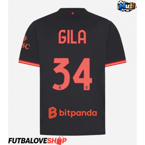Dres AC Milan Mario Gila #34 Tretina 2026-27 Krátky Rukáv